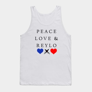 Peace, Love, & Reylo (White Design) Tank Top